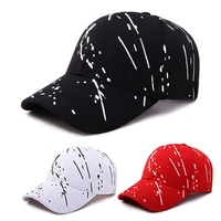 men baseball cap graffiti snapback hats hip hop caps summer outdoor male adjustable visor hat breathable cap long brimmed hat