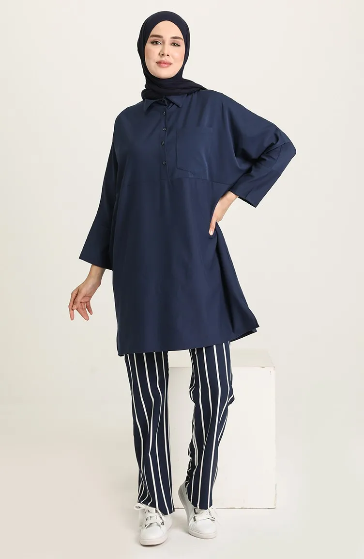 

Новые модные брюки-туника с рукавом летучая мышь, двойной костюм, хиджаб, платье, Турция, Дубай, мусульманские платья, Рамадан, марокканский ...