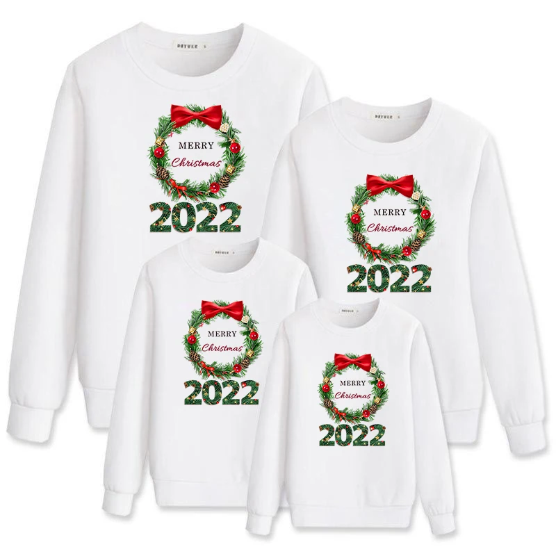 

Рождественский свитшот для мамы и дочки, сочетающаяся одежда, семейный образ, пижама, рождественские свитшоты для мамы и ребенка, подарок на Рождество