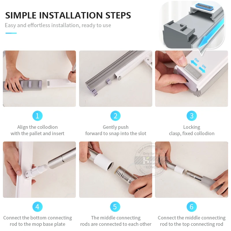 Швабра из абсорбирующей губки с ведром |