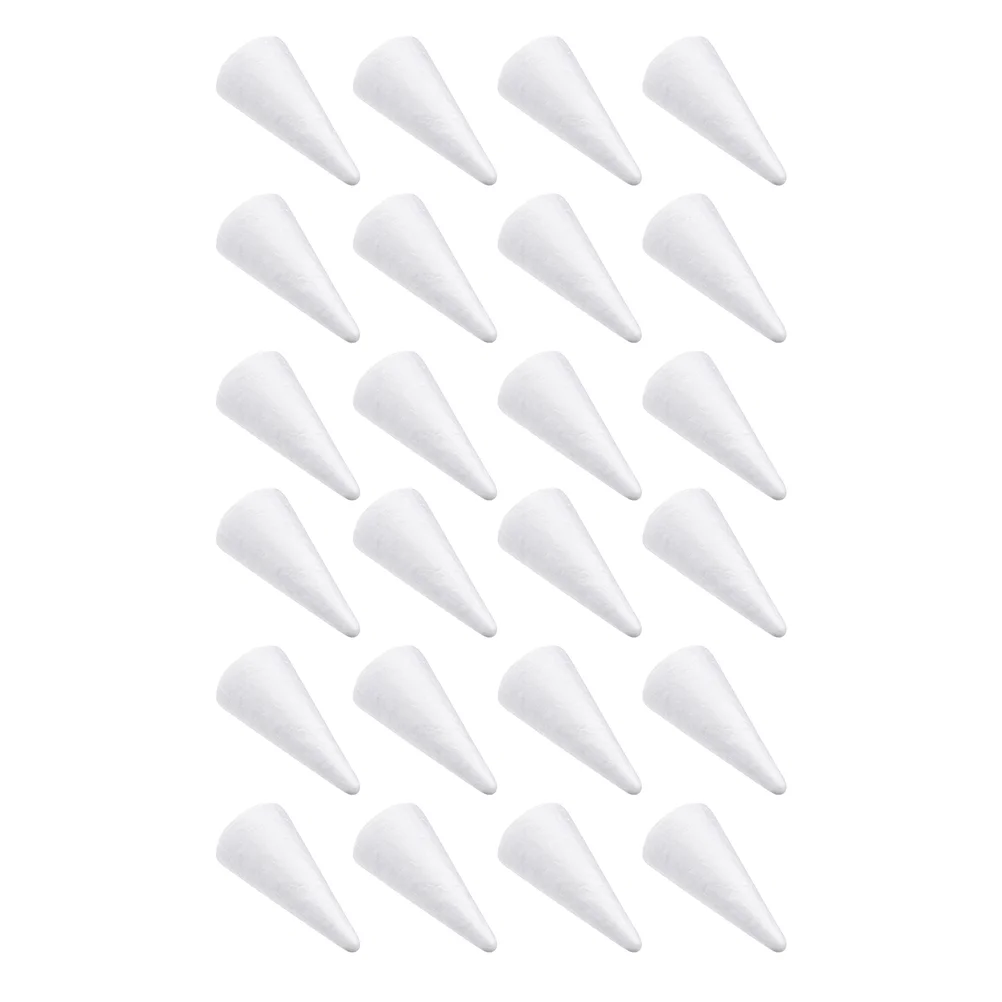 

Cone Cones Styrofoam Tree Craft Craftsdiy Christmas White Polystyrenefloralshaped Shapechildren Modeling Trees Supplies