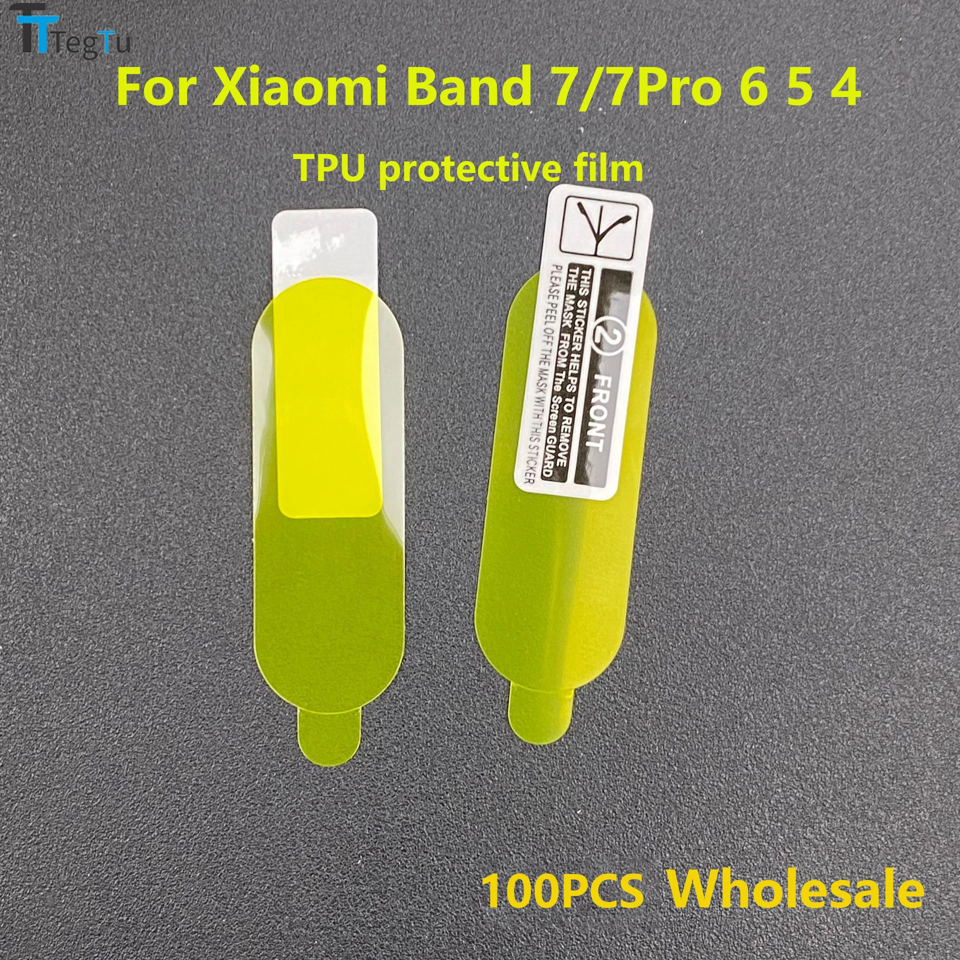 

100 шт., защитная пленка для XiaoMi Band 7 Pro 6 5 4 3TPU