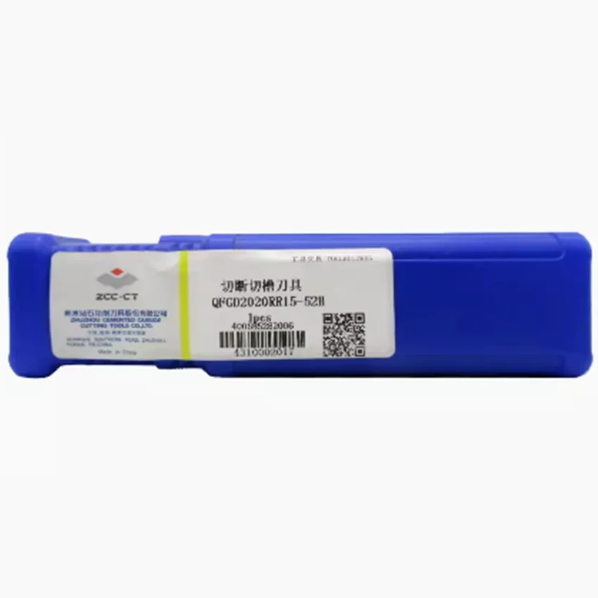 Qfgd2020Rr15-52H/Qfgd2020Rr15-130H Zcc.Ct End Face Cut Off Scanalatura Utensili Per Tornitura Per Ztgd0404 1 Pz/Scatola