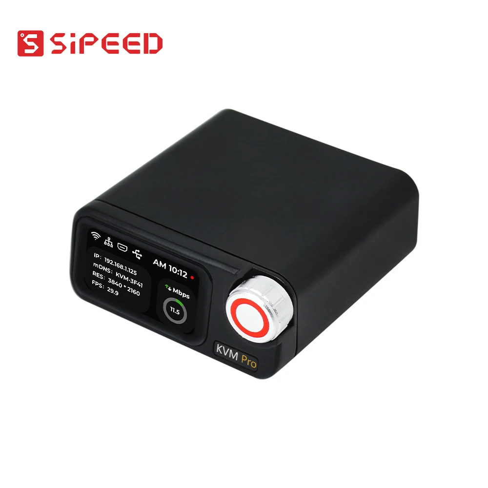 Фото Sipeed NanoKVM-Pro PiKVM 4K IP-KVM GbE WiFi6 PoE Пульт дистанционного управления HomeLab Сервер NAS AI Агент HDMI второй экран светодиодная лента №2