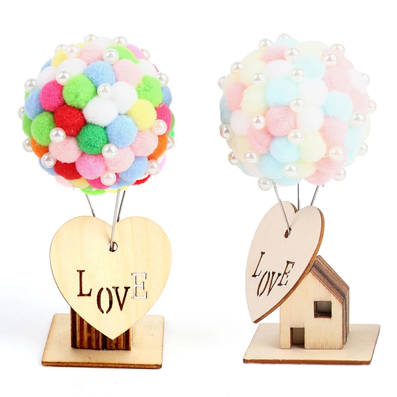 

1pc Dollhouse Mini Balloons LOVE House Home Decor Garden Ornament&Car Decor Balloon Ornament Model
