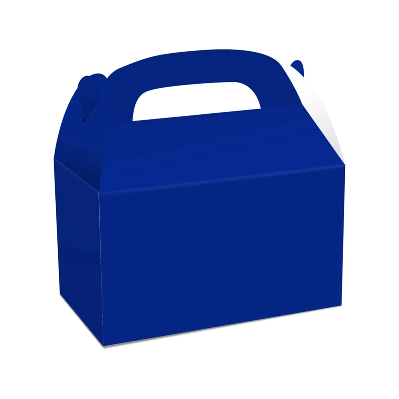 Es Paper Gift Boxes Kit For Birthday Party Shower 6x3.5x3.5 Inches ,dark Blue