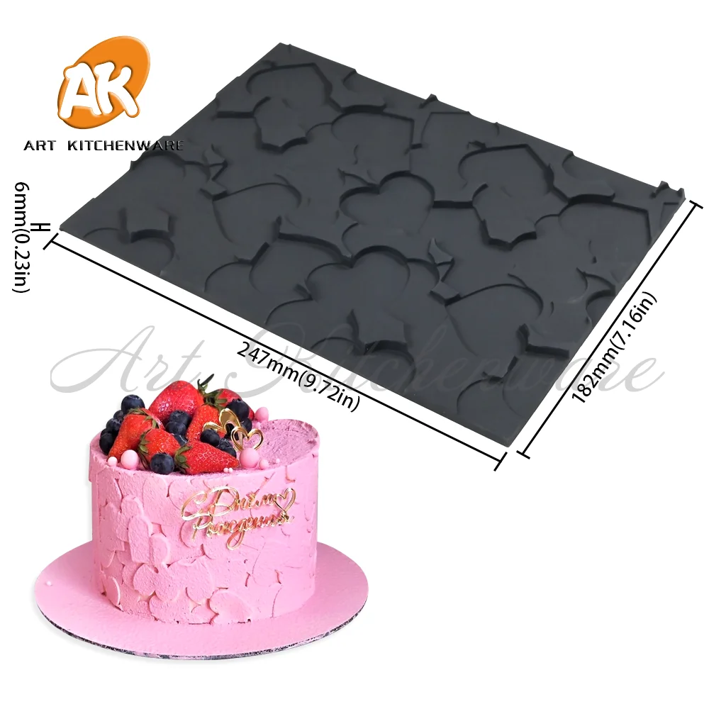 Силиконовый коврик для торта AK ART KITCHENWARE