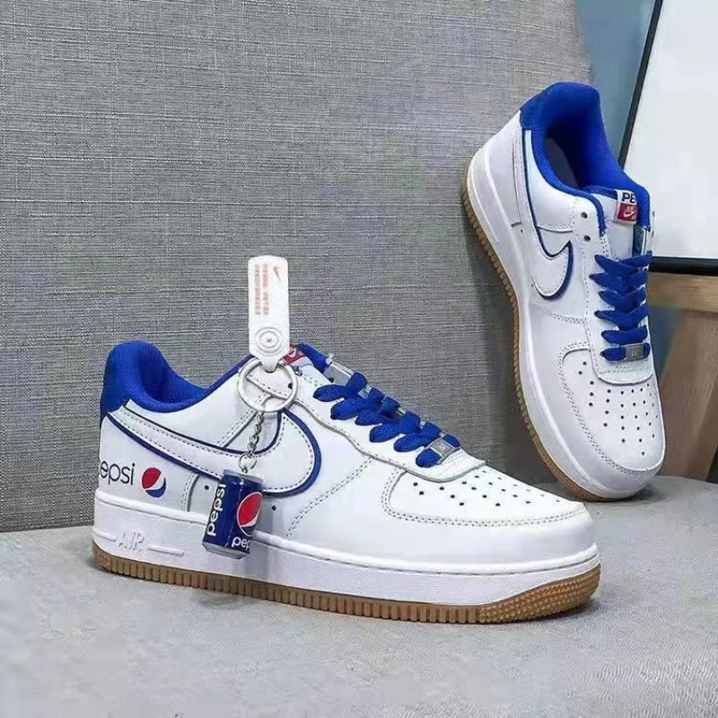 

Pepsi fashion trend 2022 new non-slip wear-resistant high and low flat shoes couple sports and leisure warm white shoes