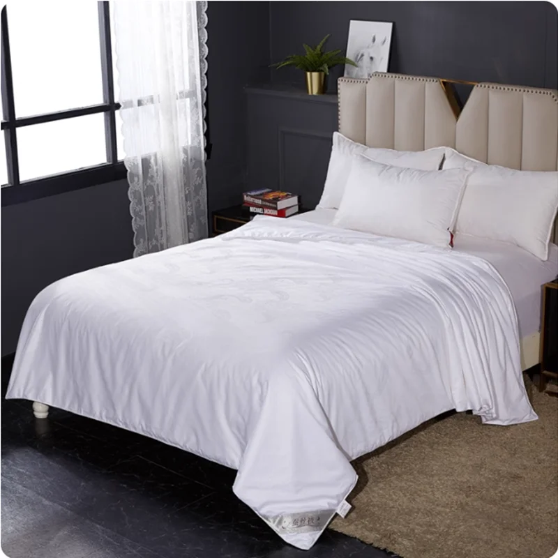 

Шелковые одеяла ручной работы, одеяла из 100% шелка тутового дерева, модное постельное белье, высокое качество, 4 сезона, 100% хлопок, жаккардовая ткань