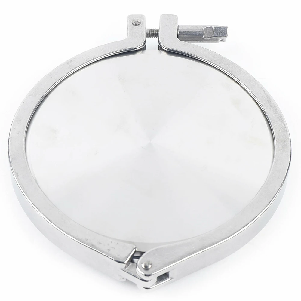 

6inch End Cap +Weld On Ferrule +Tri-clamp + Gasket Sanitary Stainless Steel 304 For Beer Pharmaceutical Dairy Food Beverage,