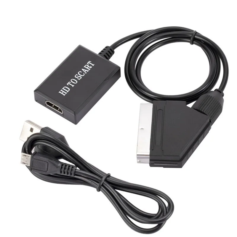 

Новый преобразователь HDMI-SCART 1080P HD видеоадаптер поддерживает ТВ-выход NTSC и PAL мини-преобразователь HDMI в SCART