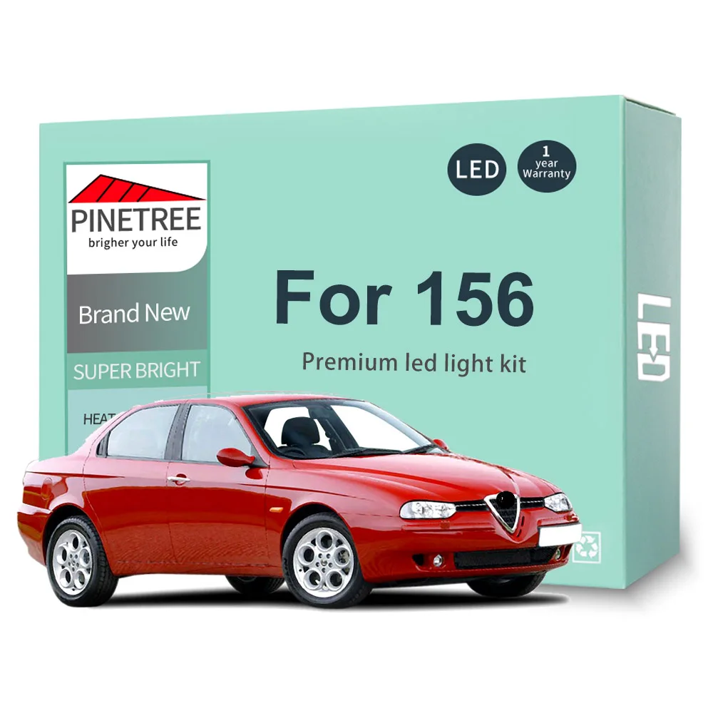 11 шт. набор светодиодов для освещения салона Alfa Romeo 156 932 1998-2005 |
