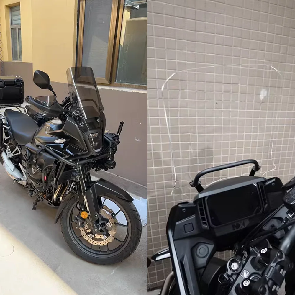 Увеличенное ветровое стекло NX500 для мотоцикла Honda NX400 2023 2024 NX 500 ветрозащитный
