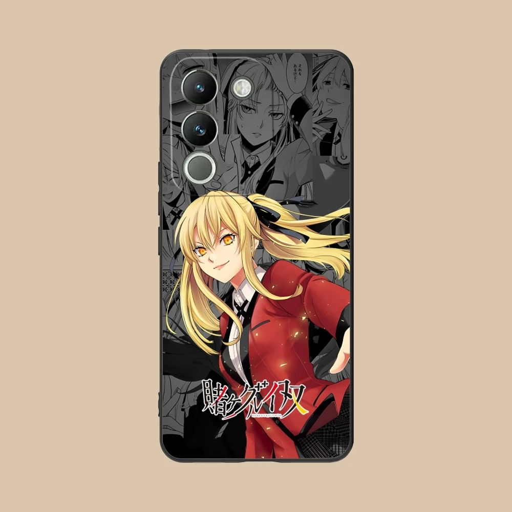 Чехол для мобильного телефона Kakegurui Mary Anime VIVO Y95 Y93 Y31 Y20 V19 V17 V15 Pro X60 NEX черный мягкий