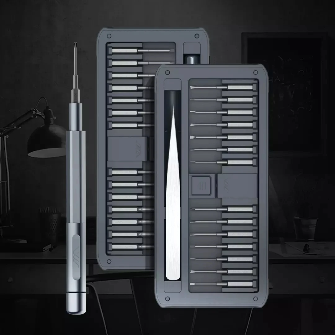

JIMIHOME Screwdriver Set JM-GNT30 45mm Lengthened S2 Bit Watch Phone Screwdriver Set Precision Maintenance Essential Tools