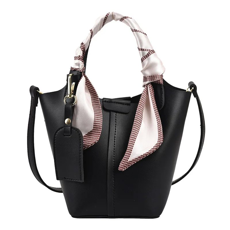 

Bucket Purses for Women Designer Work Shoulder Bag Summer 2022 Fashion PU Leather Tote Handbags Crossbody Bag Top-Handle Satchel