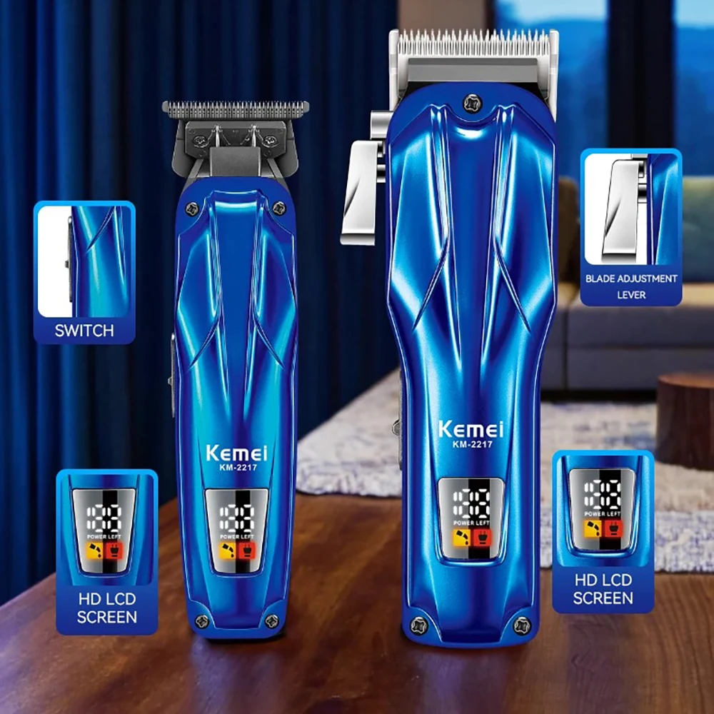 Профессиональные парикмахерские машинки для стрижки волос Kemei беспроводной