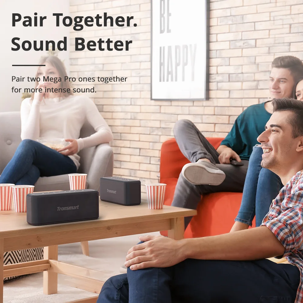 Портативная Bluetooth-Колонка Tronsmart Mega Pro 60 Вт с улучшенными басами NFC