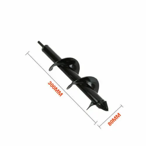 

Dirt Hole Drill Auger Head Spiral Hole Drill Bit Garden Yard Earth Planter Digger for Earth Burrowing Drilling Hole Digging