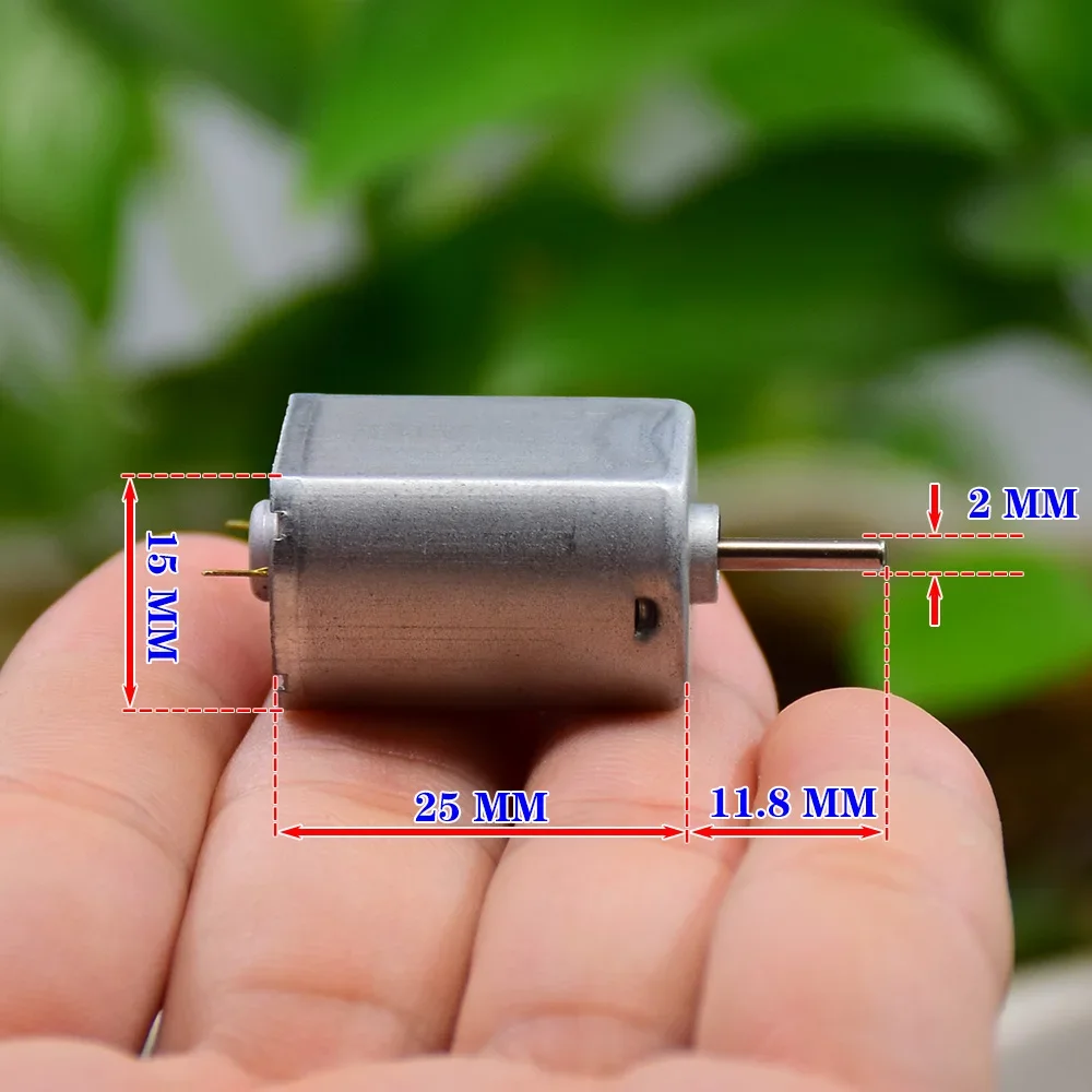 

Micro FK-130SH-2758 Двигатель с угольной щеткой постоянного тока 3 В 5 В 6 В 27900 об/мин Высокоскоростной мини-двигатель 130 для радиоуправляемой игрушечной модели автомобиля и лодки