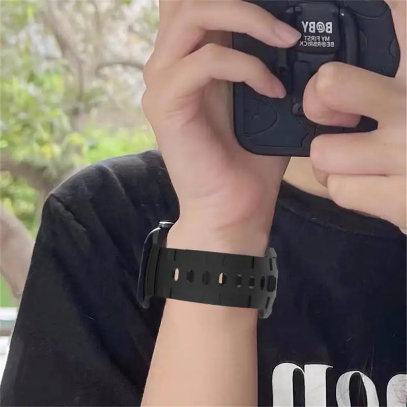 

Smart Watch Strap Consumer Electronics White Fashion For Applewatch Watch Strap Office Accessories Wrist Watch Band Belt Light