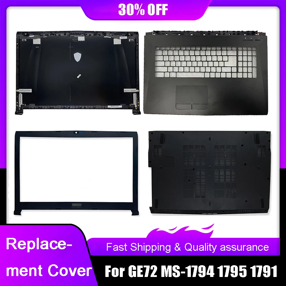Новинка, задняя крышка ЖК-дисплея для ноутбука MSI GE72 GE72VR MS-1791 1794 2QD apex, передняя панель, Упор для рук, Верхняя Нижняя детская петля