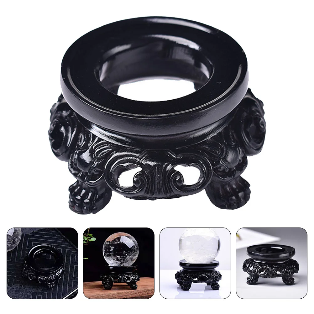 

Crystal Ball Base Sphere Display Stand Decor Home Holder Table Crystal-ball Vintage Resin Collection
