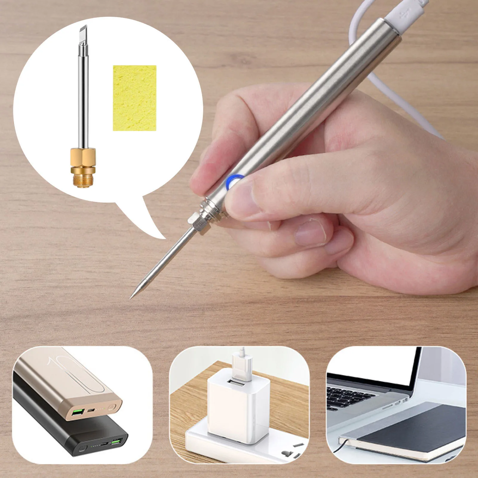 Наконечники для паяльника Сменная головка с USB наконечники сварочная паяльной