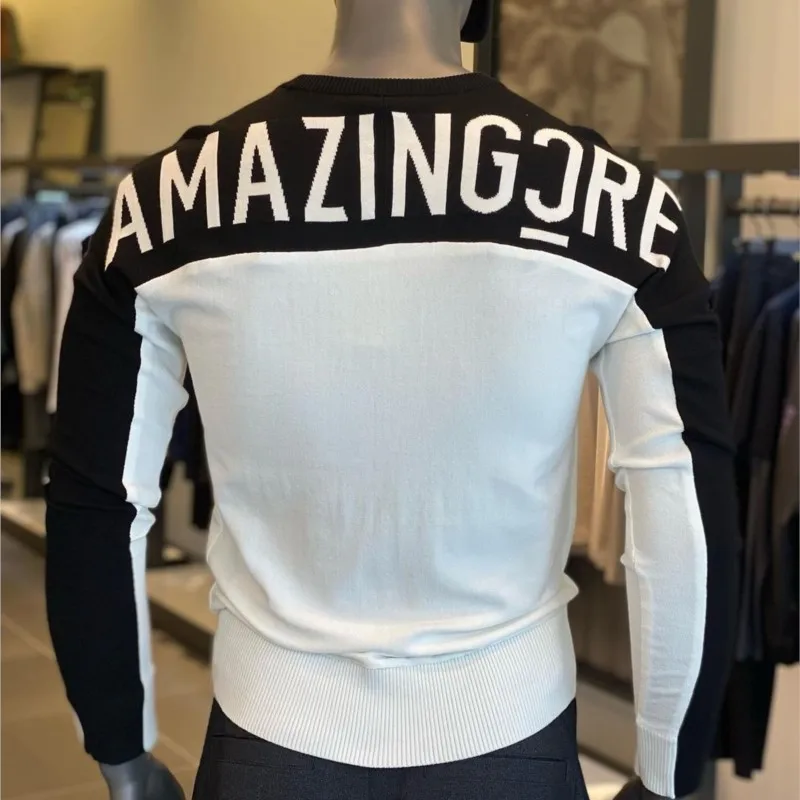 Crewneck Pullover Sweater Long Sleeve Sweaters for Men Regular-Fit ，Super Cool!