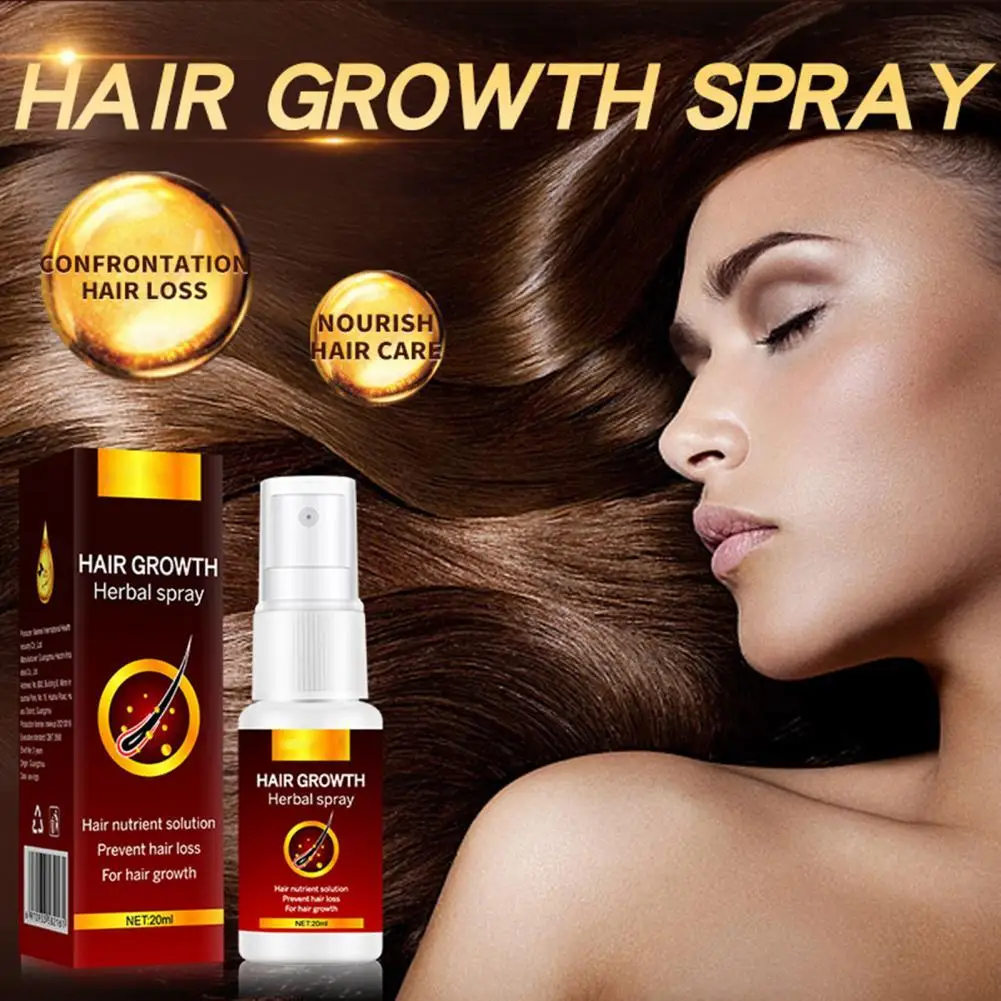 

20ml Hair Essence Convenient Hair Loss Spray Long Lasting Ginger Hair Essence Lightweight Long Hair Ginger Spray for Home
