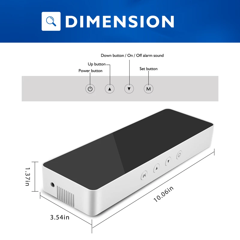 Цифровой децибелевый Звуковой Измеритель DM1306D умный настенный шумодетектор 30-130