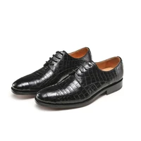 mens formal designer shoes men luxury business high quality fashion pointy toe wedding genuine leather lace up leisure sneakers