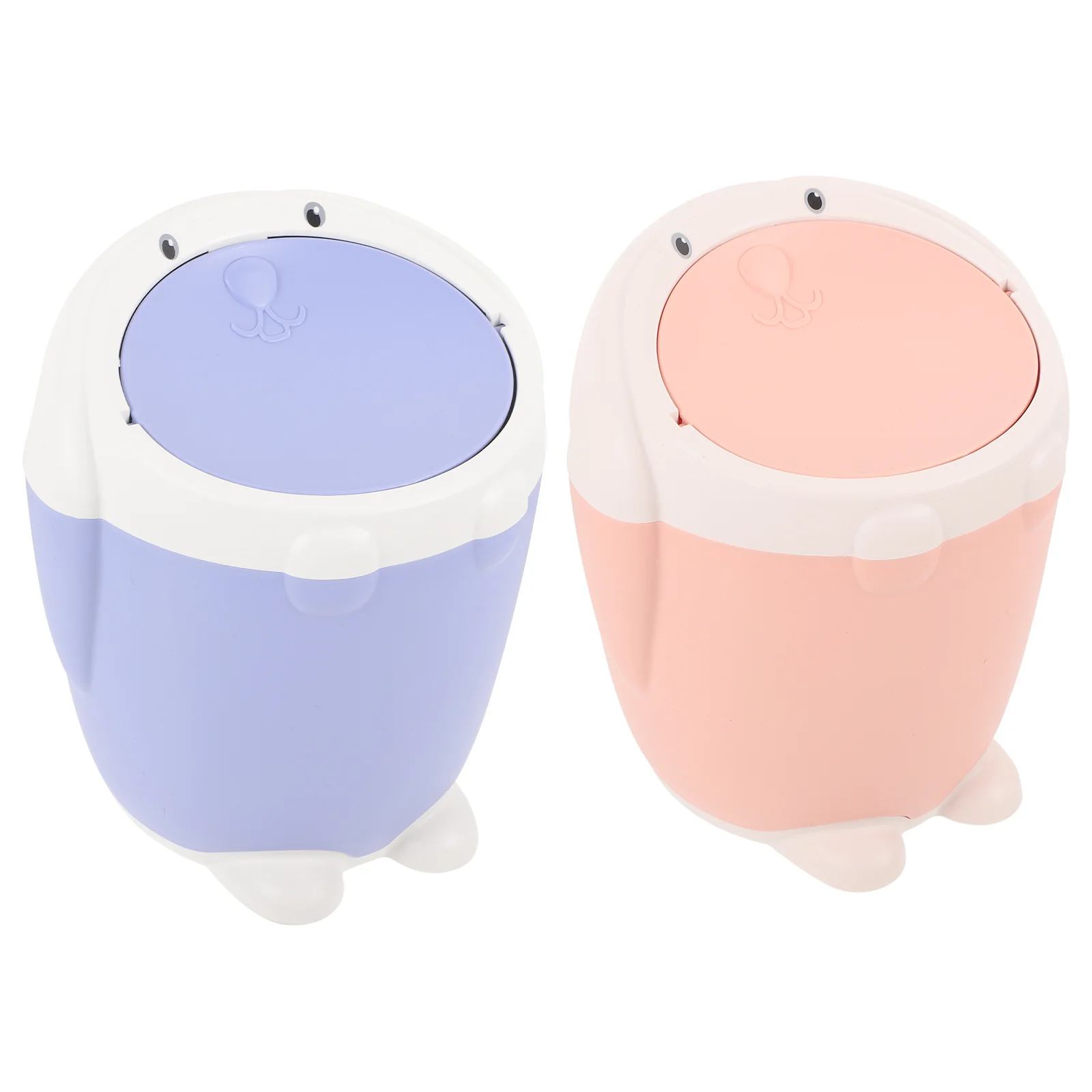 

2 шт., маленькая настольная пластиковая корзина для мусора