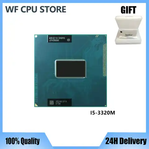 Бесплатная доставка, Intel CPU I5-3320M SR0MX I5 3320M SROMX 2,6G/3M HM75 HM76 HM77 100%, новые и оригинальные чипы IC