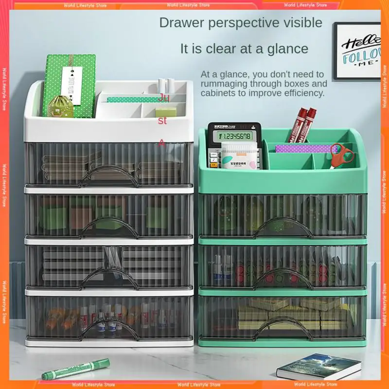 

Plastic Makeup Storage Case Durable Safety Buckle Transparent Makeup Box Solid Makeup Storage Cabinet Acrylic Multi-layer