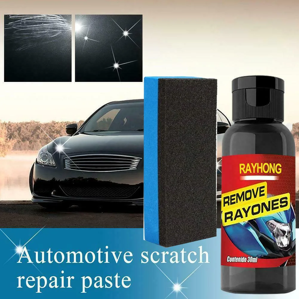 

30ml Car Paint Scratch Repair Remover Agent Coating Maintenance Kit +Sponge Shine Restoration Polishes And Protects