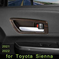 for toyota sienna xl40 2021 2022 auto car accessories door handle bezel cover sticker gate bowl frame trim interior decoration