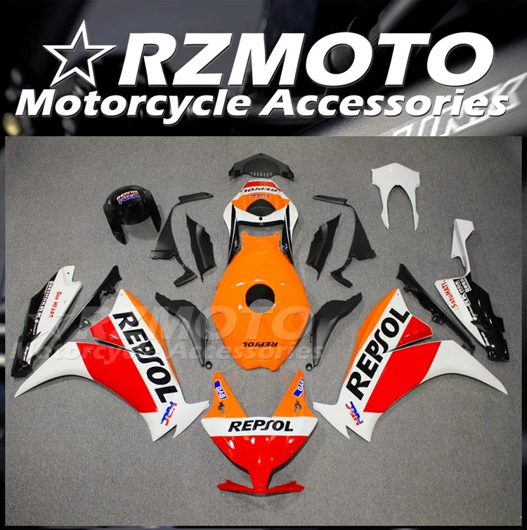 

Комплект обтекателей для мотоцикла из АБС-пластика, подходит для HONDA CBR1000RR 2012 2013 2014 2015 2016 12 13 14 15 16, комплект кузова Repsol Nice, 4 подарка