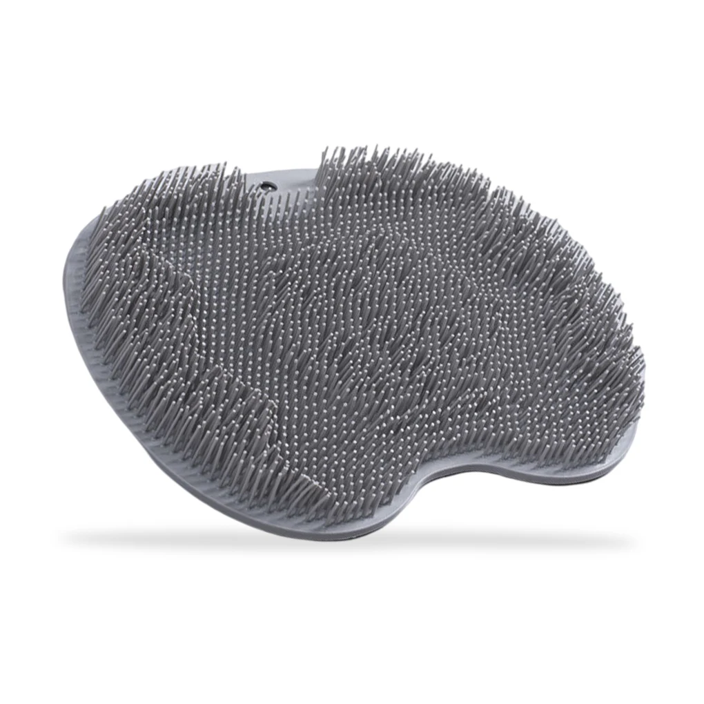 

Shower Foot Mat TPE Exfoliating Scrubber with Suction Cups Body Massager Cuticles Dead Skin Scrub Pad Travel Bathroom