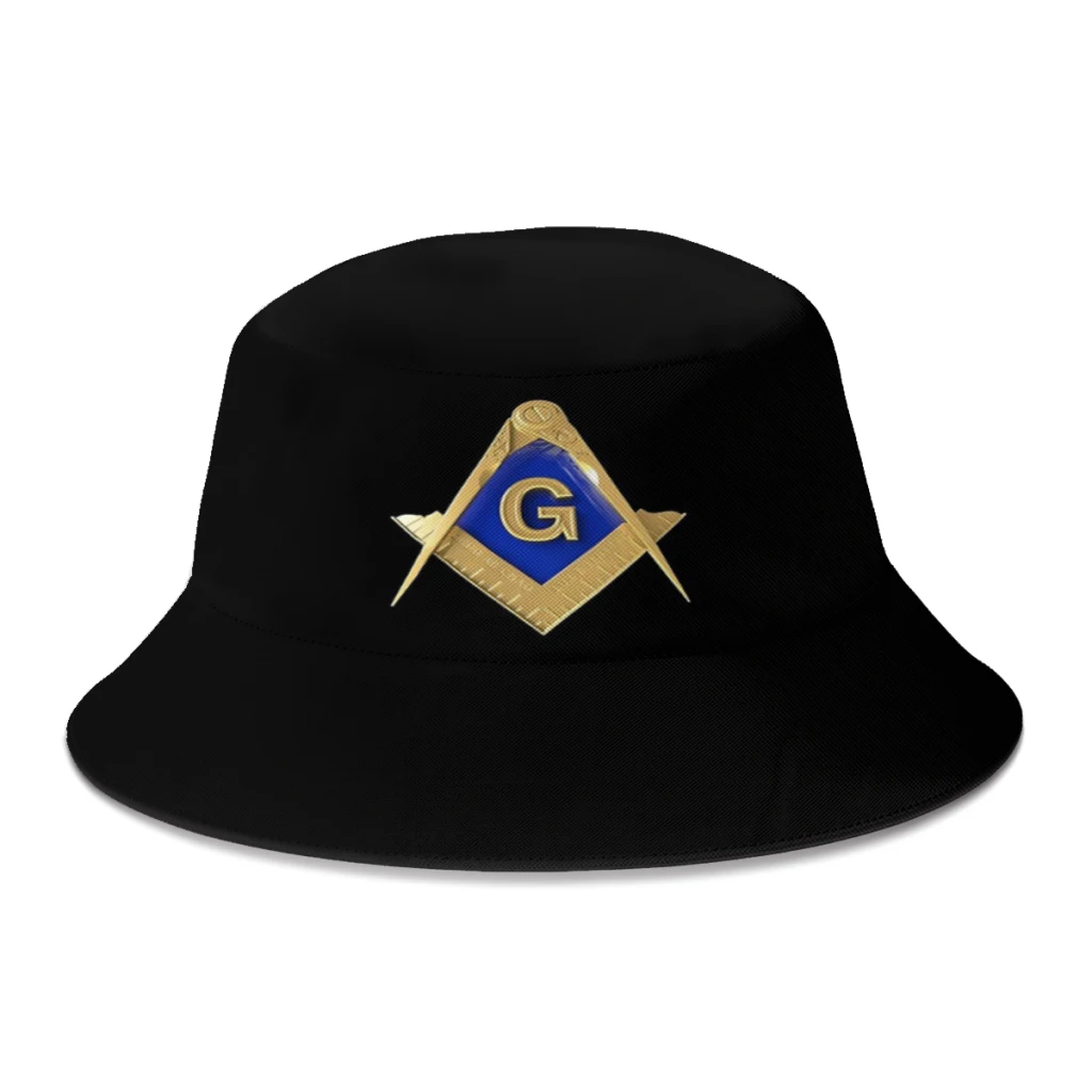 

Панама масонская для мужчин и женщин, шляпа от солнца, с золотым компасом, летняя, для путешествий, рыбалки