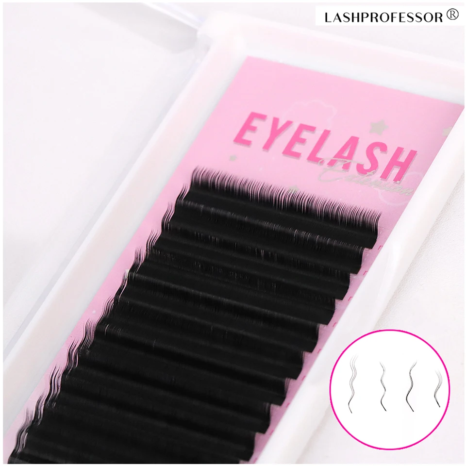 3D Вьющиеся Шерстяные Накладные Ресницы Натуральные Длинные Толстые Кошачий Глаз