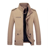 high quality casual men jacket zipper closure button decor slim fit autumn spring men coat men coat autumn jacket