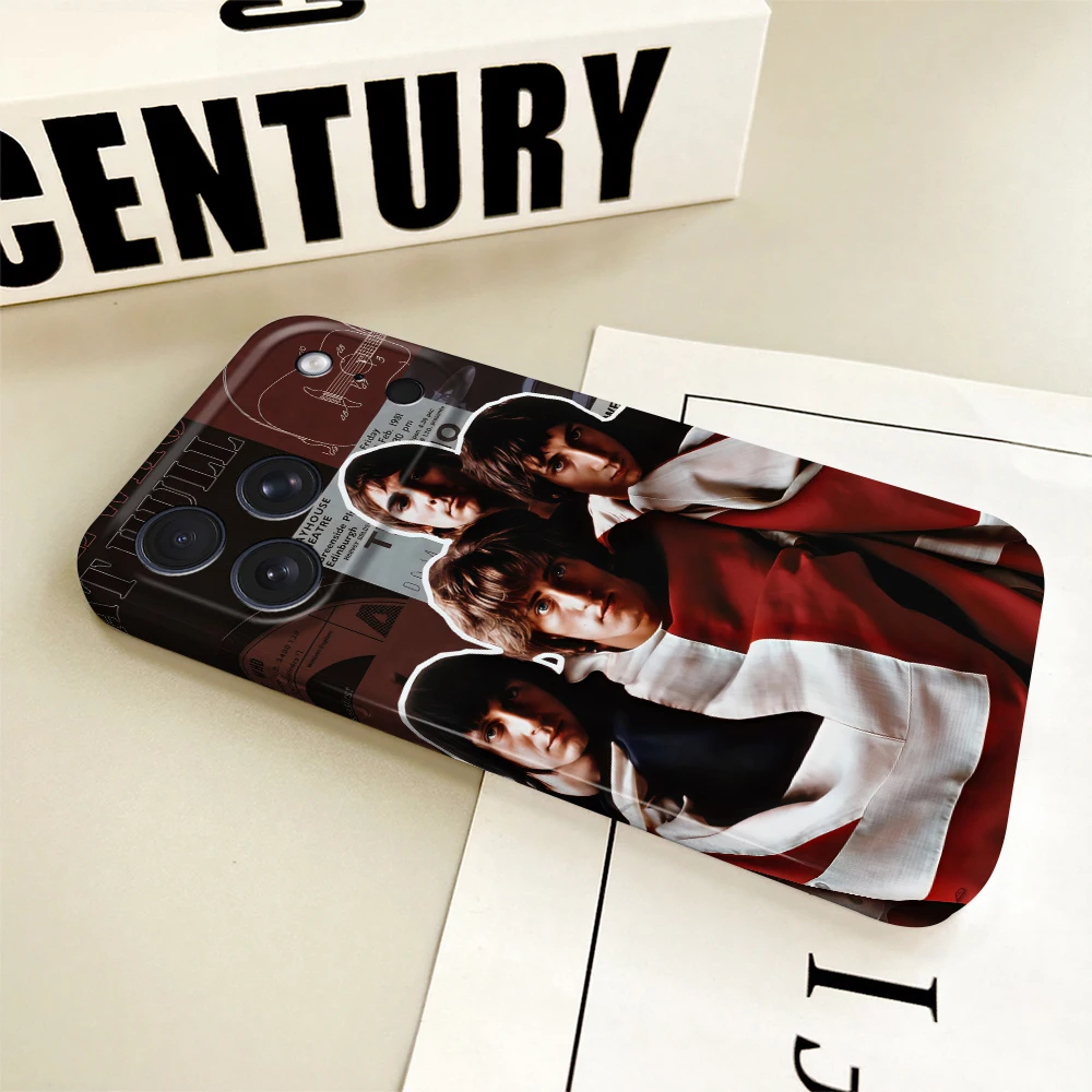 Фото Чехол для телефона The W-Who Band для iPhone 17 16 15 14 13 12 11 E Plus Pro Max Mini, глянцевый, HD, жесткий, с защитной пленкой №4