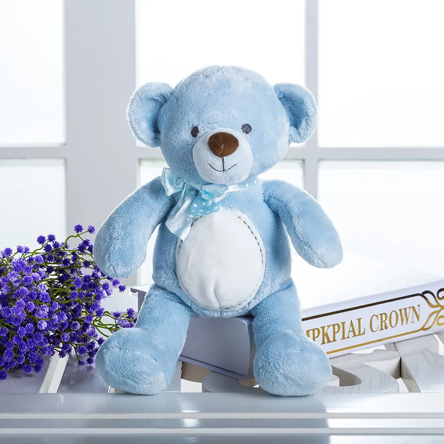 

Kawaii Stuffed Toy Baby Blue Teddy Bear, 12" Baby Doll