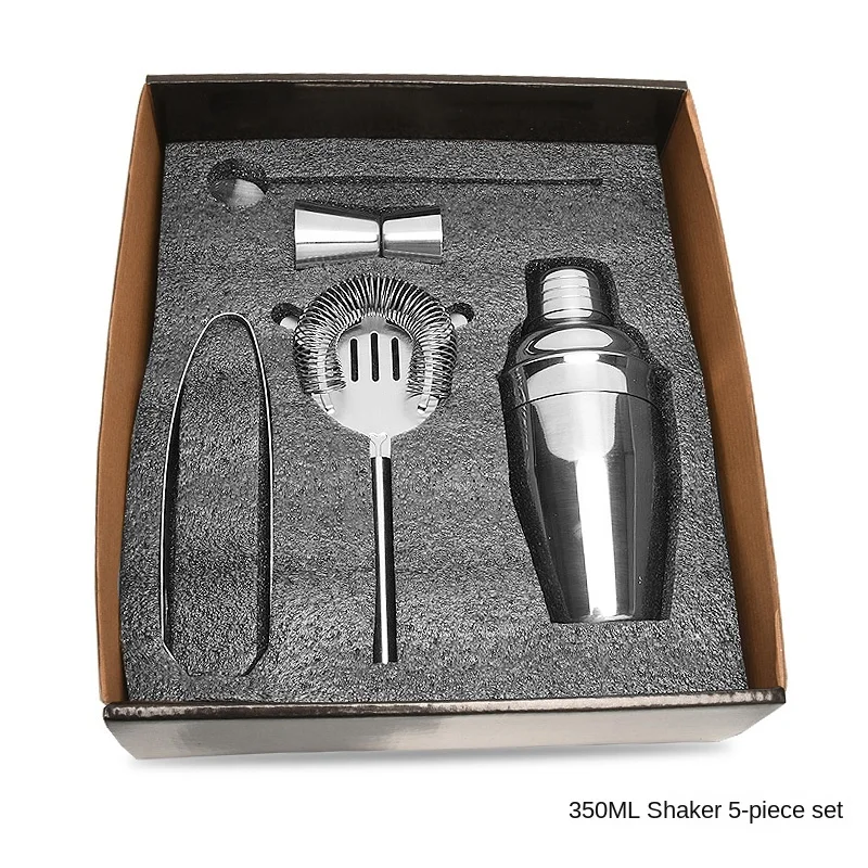 

350 мл набор шейкеров из пяти предметов семейный коктейльный набор инструмент для барменов Xueke