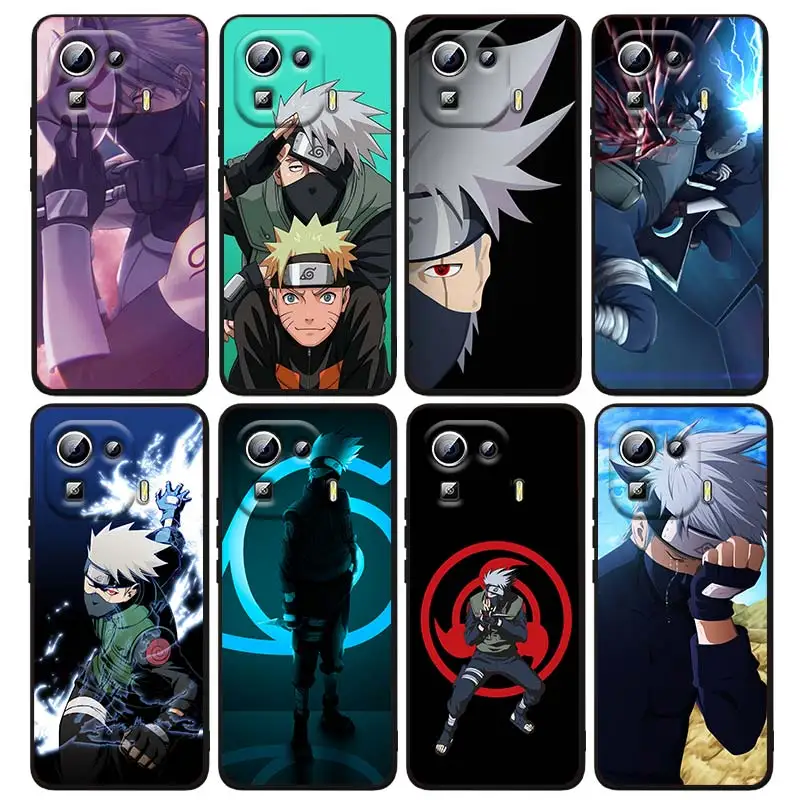 

Cartoon Naruto Kakashi For Xiaomi Mi 12 12X 11T 11 11i 10i 10T 10S Note 10 9T 9 SE Lite Ultra Pro 5G Black Capa Phone Case