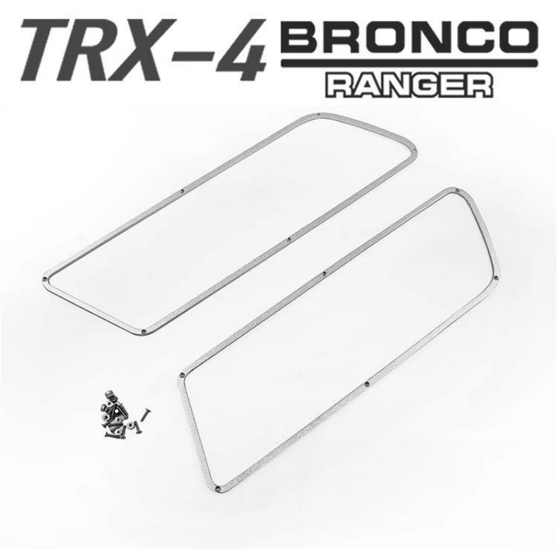 Window Metal Frame for 1/10 Rc Rock Crawler Truck TRX 4 Ford Bronco Ranger XLT Upgrade Parts