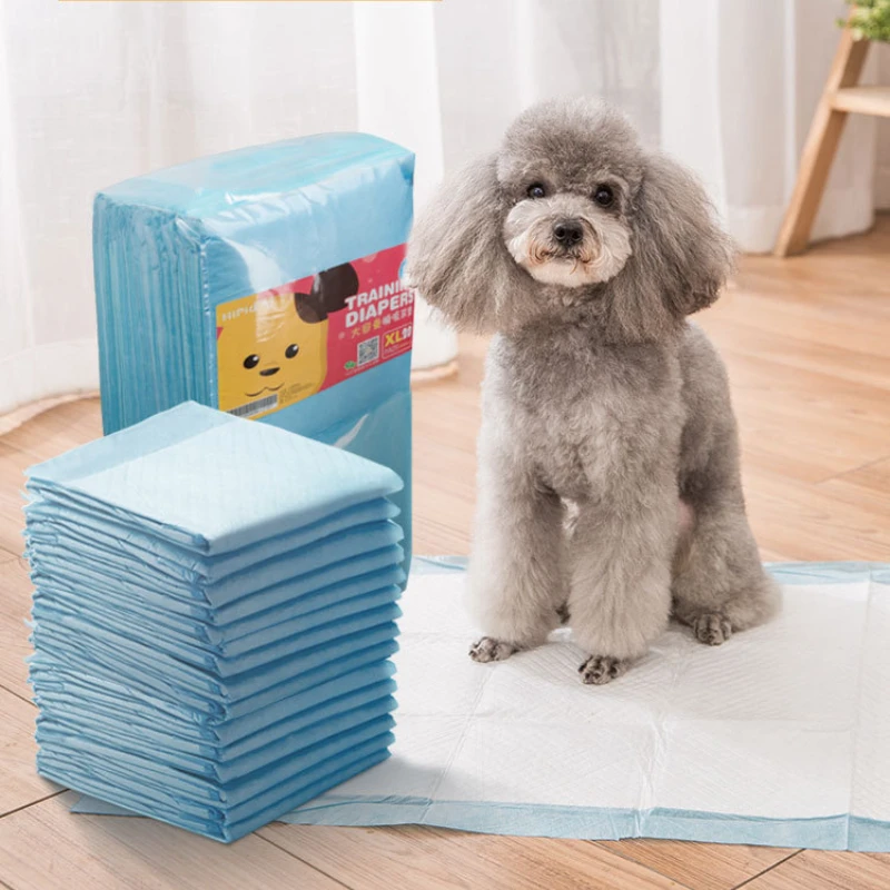 

Super Absorbent Pet Diaper Dog Training Pee Pads Disposable Healthy Nappy Mat Cats Dog Diapers Quick-dry Surface Mat Deodorant
