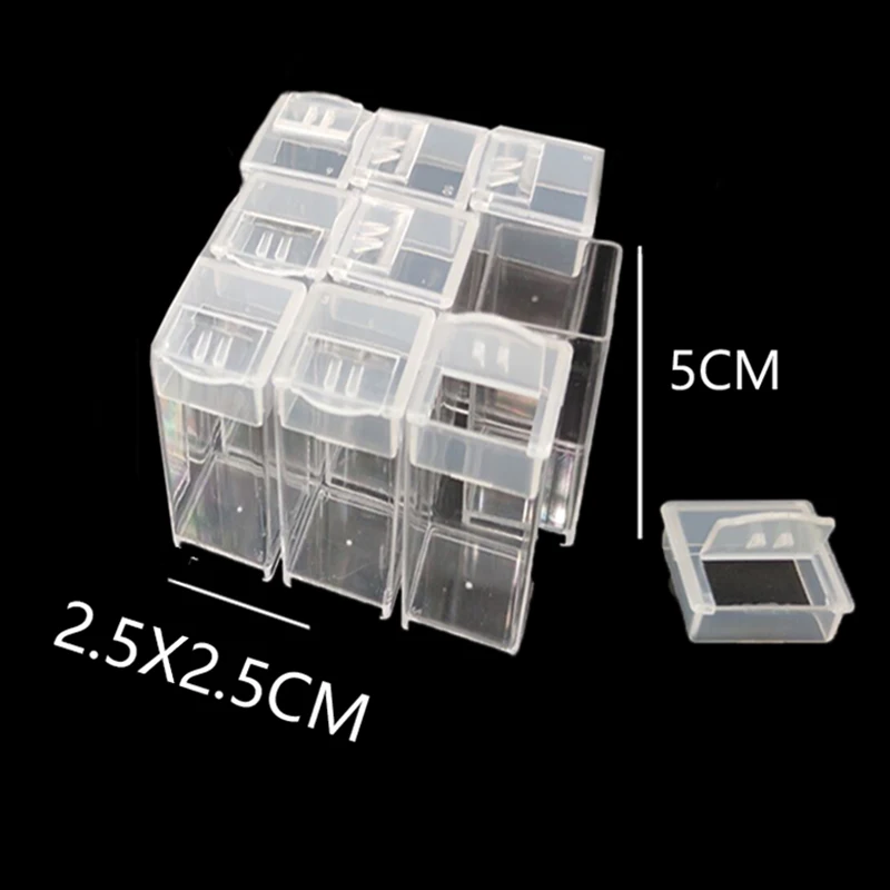 Инструменты для алмазной живописи пластиковый ящик хранения 28 и 32 ячеек