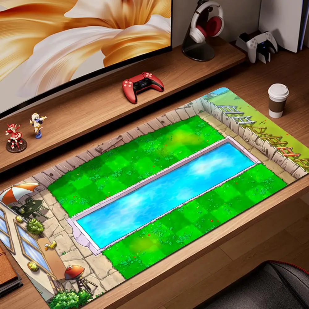 Фото Коврик для мыши PVZ MAPS Tapetes de Mesa Teclado, Borracha Kawai, Tapete de Mesa Antiderrapante, XXL90x40 см Коврик для мыши №1